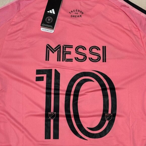 Argentina Inter Miami Leo Messi Jersey # 10 , Unisex - Picture 5 of 16